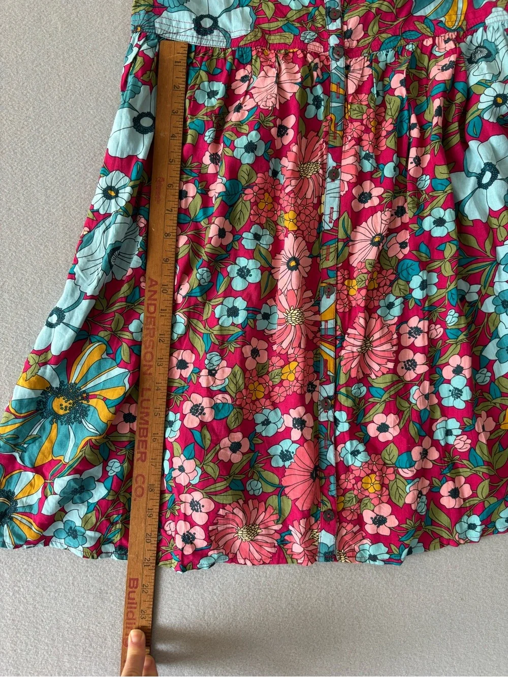 Natural Life floral Pink Multi dress XS NWT - Picture 6 of 11